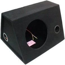 Короб под сабвуфер 12" (55 л, с фазоинвертором "трапеция") Автоблюз