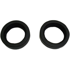 Проставки акустические круглые 16,5 см КОЖА (черные) без наклона Автоблюз