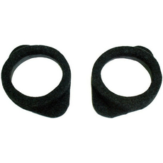 Проставки акустические круглые 16,5 см (черные) с площадкой, с наклоном Автоблюз