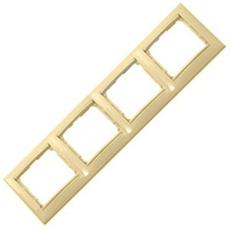 Рамка 4 поста Valena скрытой установки горизонтальная бежевый 774354 Legrand