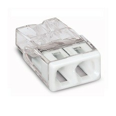 Клемма для распределительных коробок на 2 провода 0,5-2,5 мм2 медь-медь (2273-202) WAGO