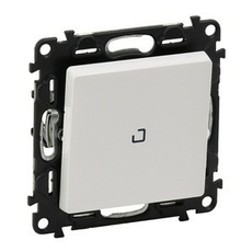 Выключатель одноклавишный Valena LIFE скрытой установки 10А 250В с подсветкой с лицевой панелью белый 752410 Legrand