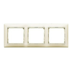 Рамка 3 поста Valena скрытой установки горизонтальная бежевый 774353 Legrand