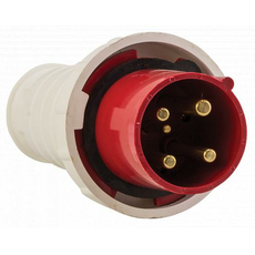 Вилка переносная 034 3Р+РЕ 63А 380В IP67 (ps-034-63-380) EKF