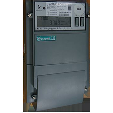 Счетчик электроэнергии трехфазный многотарифный (2 тарифа) Меркурий-234 ART-03 P(PR) 5- 10А, 3*230/400В, оптопорт, RS485