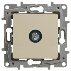 Розетка TV телевизионная Etika 2dB звезда бежевый 672351 Legrand