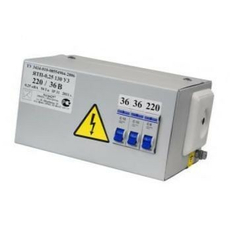 Ящик с трансформатором ОСО ЯТП 220/42В IP31 250Вт 3 автомата ЭЛТИ
