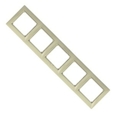 Рамка 5 постов Valena скрытой установки горизонтальная бежевый 774355 Legrand