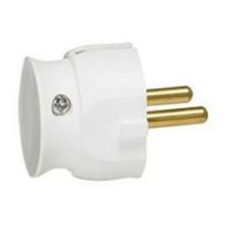 Вилка белая ультраплоская 2К16А 050183 Элиум Legrand