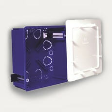 Коробка распределительная скрытой установки 103х103х47мм 80-0960 20 вводов IP30 в гипсокартон Промрукав