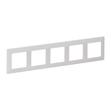 Рамка Valena LIFE 5 постов универсальная белый 754005 Legrand