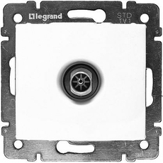 Розетка TV телевизионная Valena скрытой установки IP20 проходная 14дБ 774431 Legrand