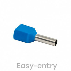 Наконечник штыревой втулочный изолированный НШвИ(2) 2,5-10 (уп 50шт) EKF nhvi2-2.5-10 /10 уп/