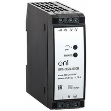 Блок питания OPS 220В AC/24В DC 1,25А 30Вт ONI OPS-DC24-030B IEK