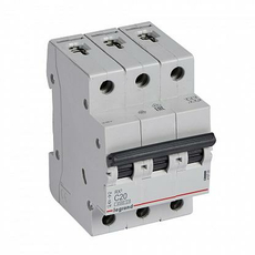 Автоматический выключатель модульный Legrand RX3 3п 20А C 4,5кA (419709)