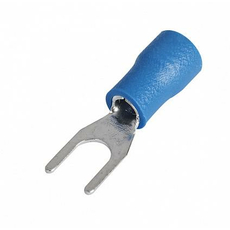 Наконечник вилочный изолированный НВИ 2.5-5 вилка 1.0-2.5 мм синий (уп./100 шт) 084-04-17/084-04-017 HLT