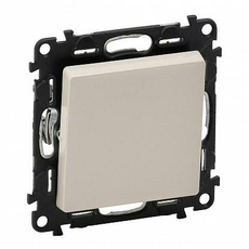 Переключатель одноклавишный Valena LIFE скрытой установки 10А 250В с лицевой панелью безвинтовые зажимы слоновая кость 752506 Legrand