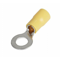 Наконечник кольцевой изолированный НКИ 5.5-5 кольцо 4-6 мм желтый (уп./100 шт) 084-04-10/084-04-010 HLT