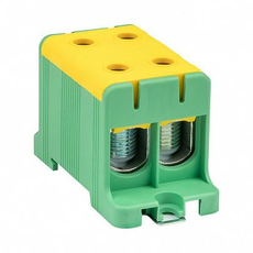 Клемма двойная силовая вводная КСВ 4 ввода 16-95 кв.мм желто-зеленая (plc-kvs2-16-95-y-green) EKF PROxima