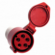 Розетка переносная 225 3Р+РЕ+N 32А 380В IP44 (ps-225-32-380) EKF