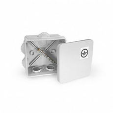 Коробка уравнивания потенциалов 40-0210-У для открытой установки 80х80х40 Промрукав