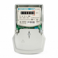Счетчик электроэнергии однофазный однотарифный СЕ 101 S6 148М(6)10-100А 220В мех.шкаф к.т.1 Энергомера