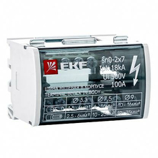 Шина "0" в корпусе 2х7 sn0-2x7 EKF