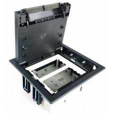 Люк в пол графит 4 модуля 45х45 мм170х155мм, 600кг SF270-14 Simon Connect