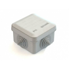 Коробка распределительная открытой установки 70х70х40мм IP55 GE41236 RAL 7036 Серый / Greenel