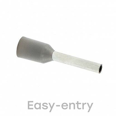 Наконечник штыревой втулочный изолированный НШвИ 0,75-8 (уп 50шт) EKF nhvi-0.75-8 /10 уп/