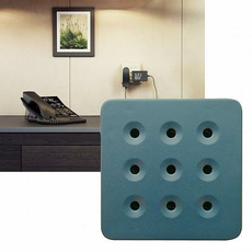 Переходник на 4 розетки с подсветкой темно-зеленый 3х3, "Розеткус-8" ART.LEBEDEV