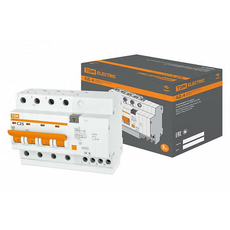 Дифференциальный автоматический выключатель (дифавтомат) АД-4 4Р 25А 30мА SQ0221-0007 TDM