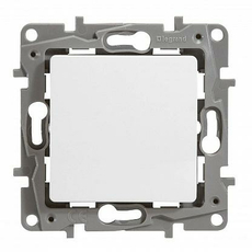 Выключатель Etika без фиксации (кнопка) с Н.О./Н.З. белый 672214 Legrand