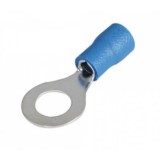 Наконечник кольцевой изолированный НКИ 2.5-6 кольцо 1.0-2.5 мм синий (уп./100 шт) 084-04-07/084-04-007 HLT