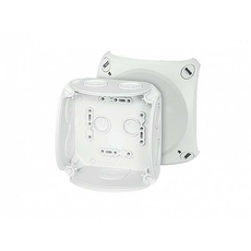 Hensel DK 0400 G - Коробка пустая, 104х104х70, без клемм, 7+1 мембр. вводов, серый, IP66 (62000002)