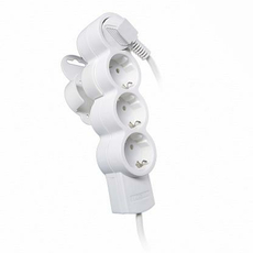 Удлинитель 4 гнезда 5 метров с/з 10А ПВС 3x0,75 (32013 7) Duwi Quick Fix