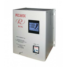 Стабилизатор напряжения однофазный настенный АСН-10000 Н/1-Ц Lux релейный 63/6/18 Ресанта