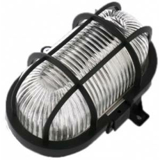 светильник ПСХ- 60 (евро Ч) /НБП 02-60-004 03 У3 черный с пластиковой решеткой IP54