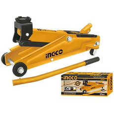 Домкрат гидравлический подкатной 3т (подхват: 135мм; подъем: 410мм) INGCO INDUSTRIAL HFJ302