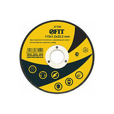 Круг отрезной нерж.сталь/металл 115 х1,6 х 22 мм (37155 FIT IT)