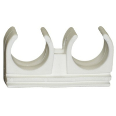 Клипса 25 двойная (опора для труб) Pilsa 80273