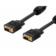 Шнур VGA - VGA с ферритами, длина 1,8 метра, черный PROconnect