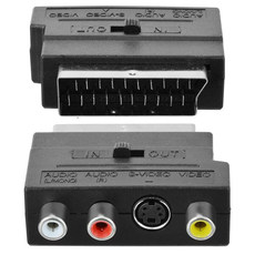 Переходник SCART- 3 RCA In/Out Divisat