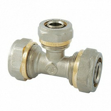 Фитинг обжимной тройник 26х26х26 Altstream