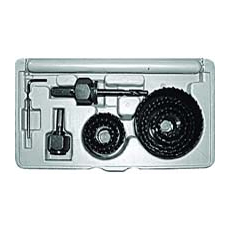 Набор коронок по дереву 19/22/28/32/38/44/51/64мм чемод. FIT IT 36741