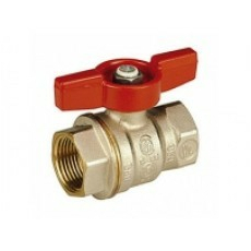 Кран шаровой латунный 1/2" ВР/ВР DADO полный проход бабочка R911X023 Giacomini