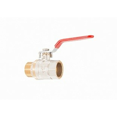 Кран шаровой латунный 3/4" ВР/НР полный проход рычаг ProExpert