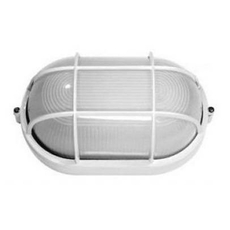 Светильник 1402 НБП 04-60-002 малый овал белый с решеткой 1*60Вт Е27 IP54 Свет СПб