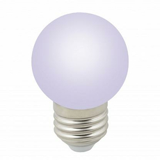 Лампа светодиодная 1Вт Е27 D45 80Лм матовая 220-240В шар Цвет RGB.FR С IP20 DECOR COLOR ( LED-G45-1W/RGB/E27/FR/С ) UL-00005808 Uniel