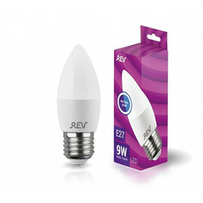 Лампа светодиодная 9Вт Е27 С37 4000К 700Лм матовая 220В свеча 32413 3 TM REV